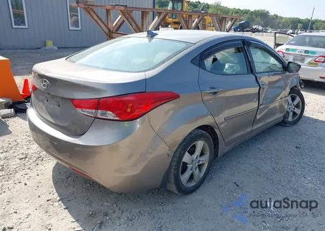 2013 Hyundai Elantra Gls from USA, damaged, VIN 5NPDH4AE8DH327783